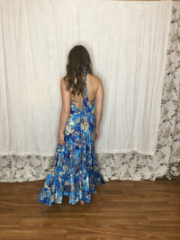 Muse Maxi Sapphire l Blue Flowy Maxi Dress l Sacred Wild