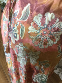 Muse Maxi Marisol | Rust & Gold Floral Flowy Halter Maxi Dress