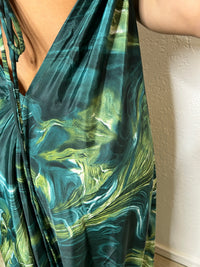 Muse Maxi JoJo l Green Flowy Maxi Dress l Sacred Wild