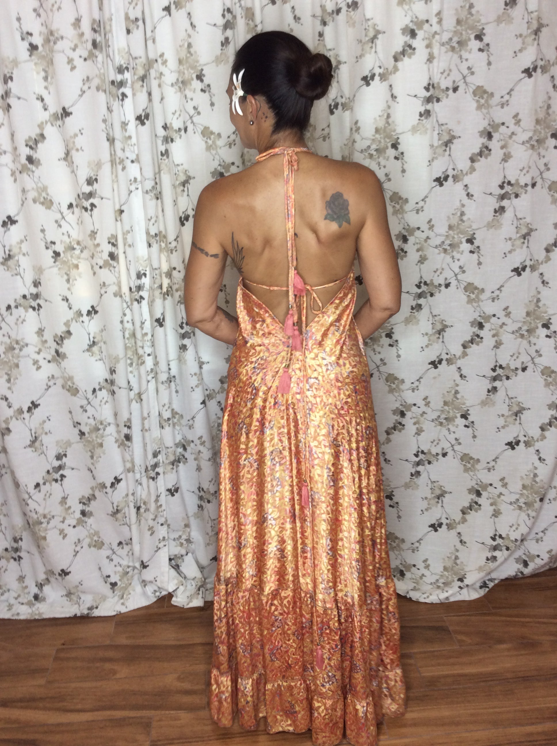 Muse Maxi Sienna | Burnt Orange Flowy Maxi Dress | Sacred Wild