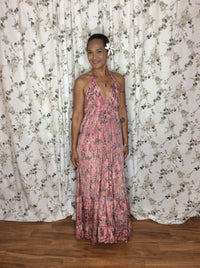 Muse Maxi Paloma | Blush Floral Flowy Maxi Dress | Sacred Wild