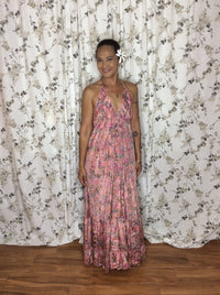 Muse Maxi Paloma | Blush Floral Flowy Maxi Dress | Sacred Wild